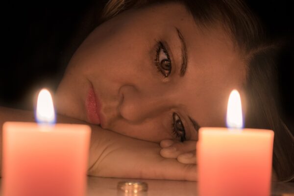 woman face, divorce, sadness, candles, goodbye, abandonment, divorce, divorce, divorce, divorce, divorce