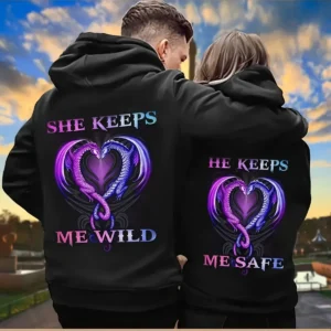 Casual Fashion Matching Couple Hoodie