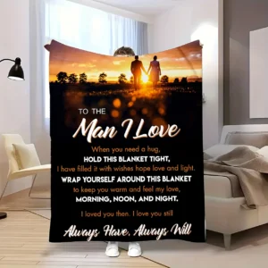 I Love You Blanket Husband Gifts | Gifts For Him