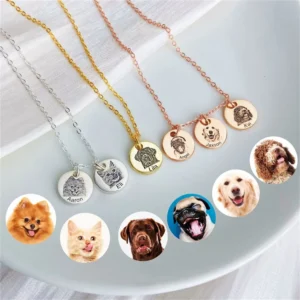 Personalized Pet Portrait Necklace