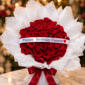 Scarlet Elegance Flower Bouquet