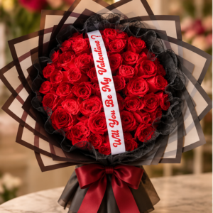 The Valentine Promise Flower Bouquet