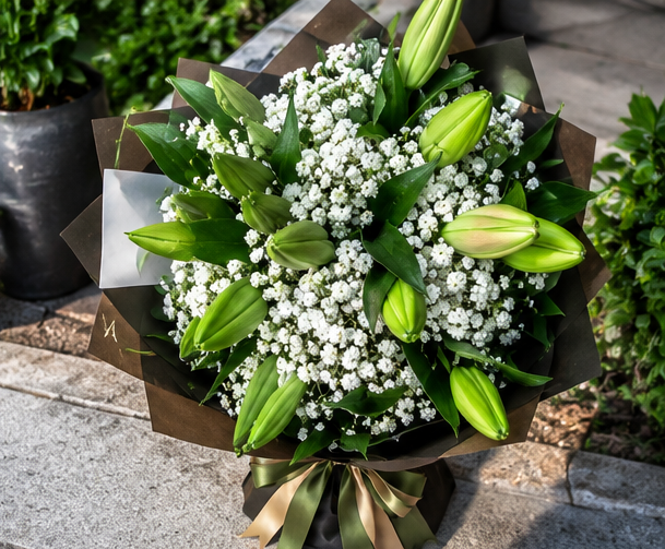 Pure Elegance Flower Bouquet - Image 3